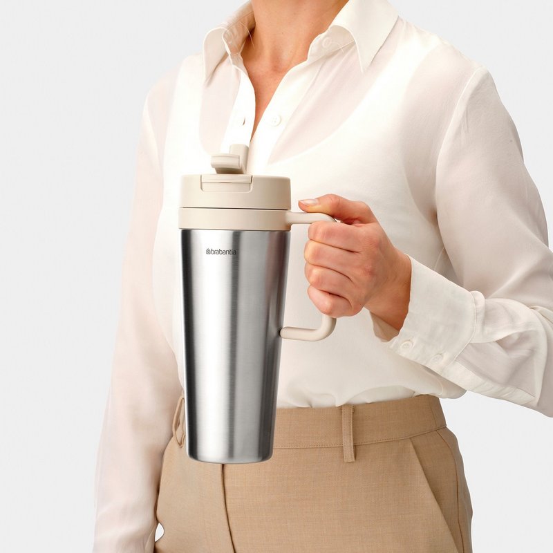 BRABANTIA Isolierbecher Make and Take Inox soft beige 