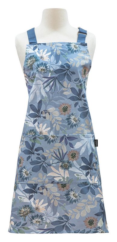 LADELLE Küchenschürze Mossman Blumenprint hellblau 