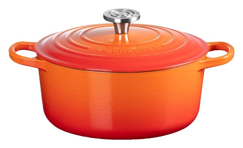 LE CREUSET Bräter Signature ofenrot Crucible 24cm 