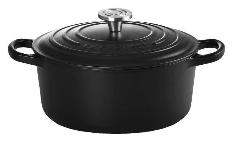 LE CREUSET Bräter Signature schwarz Crucible 26cm 