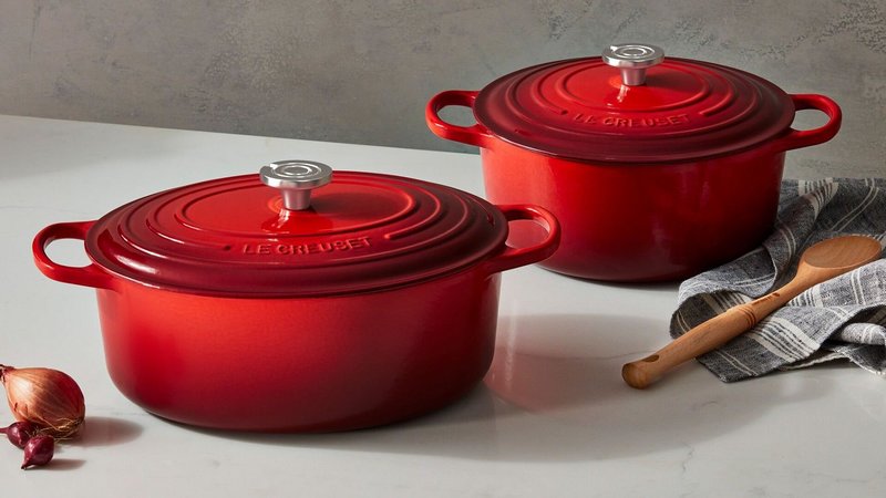 LE CREUSET Bräter Signature kirschrot Crucible 26cm 