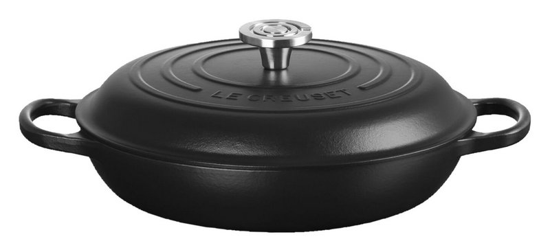 LE CREUSET Gourmet Profitopf Signature schwarz Crucible 30cm 