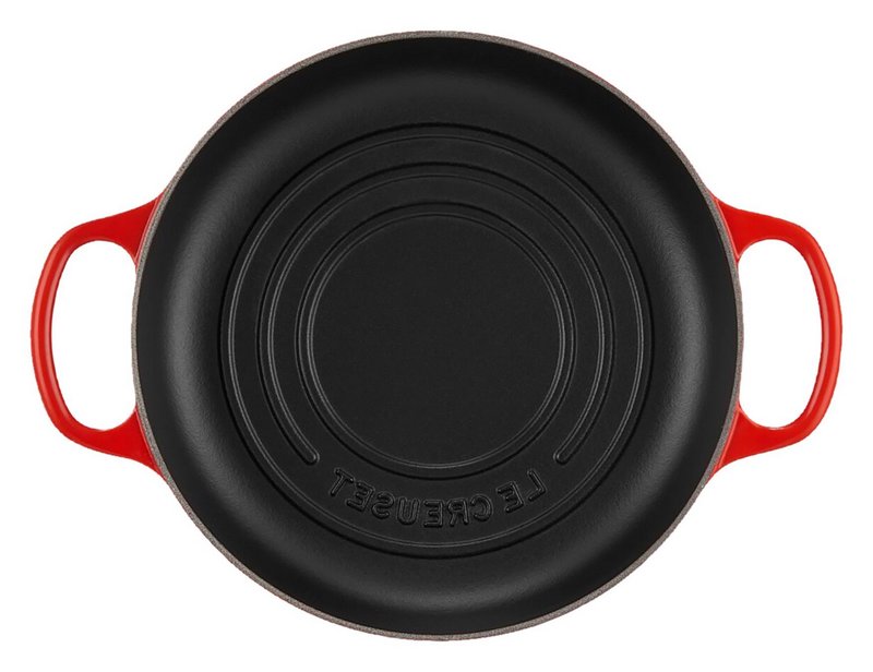 LE CREUSET Brot Bräter Signature kirschrot Crucible 24cm 