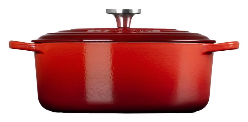 LE CREUSET Bräter oval Signature kirschrot Crucible 29cm 