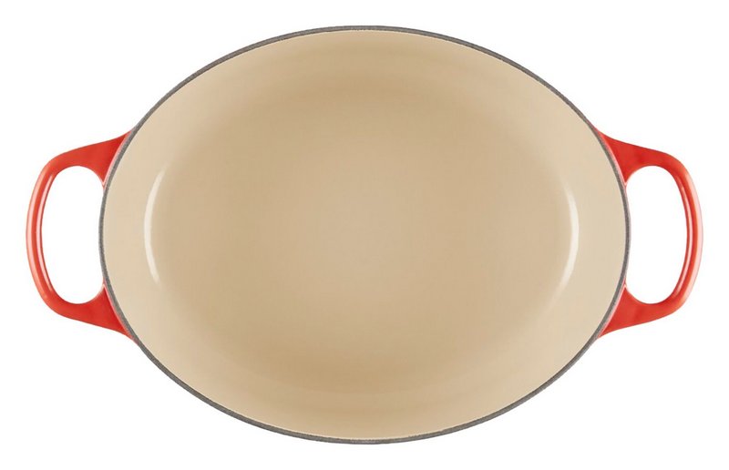 LE CREUSET Bräter oval Signature kirschrot Crucible 29cm 