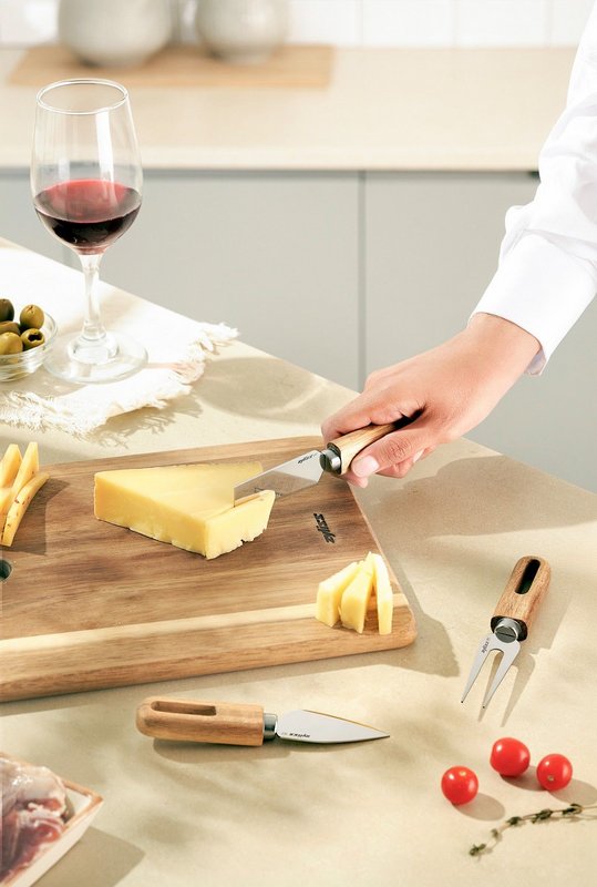 ZYLISS Käsemesserset Artisan Akazie 