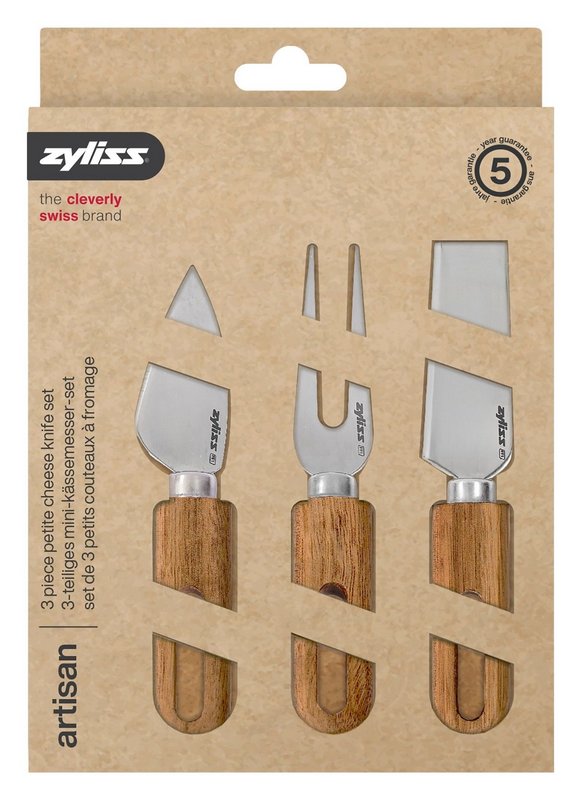ZYLISS Käsemesserset Artisan Akazie 