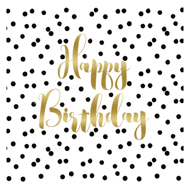 PPD Servietten Birthday Confetti 