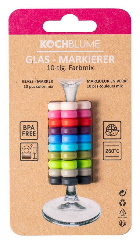 KOCHBLUME Glasmarkierer 