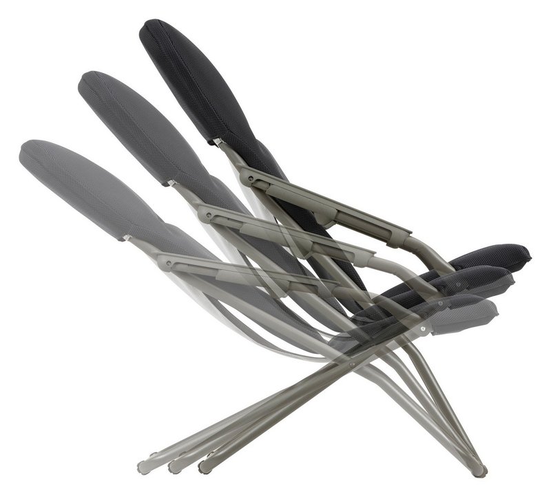 LAFUMA Liegestuhl Transabed Evo Air Comfort acier 