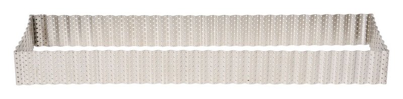 PATISSE Tortenring eckig gelocht gewellt 35x10x3.5cm 