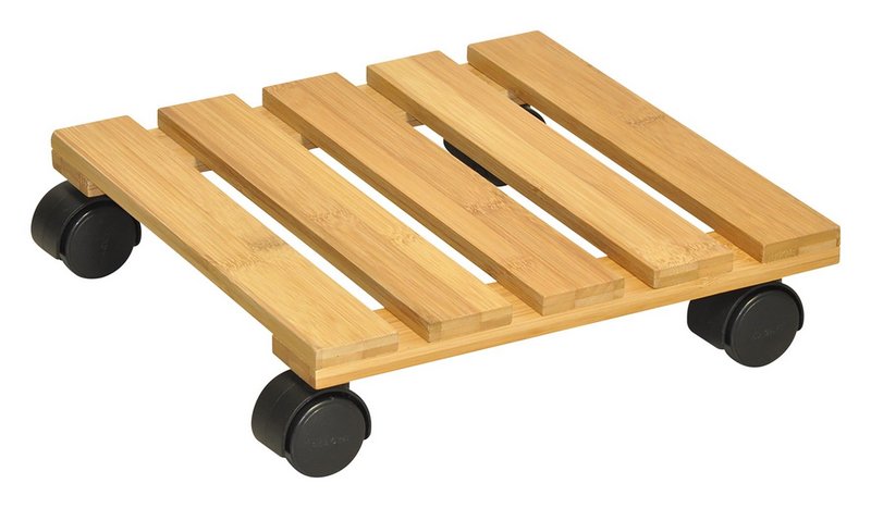 WAGNER SYSTEM Pflanzenroller Bambus 29x29 cm natur 