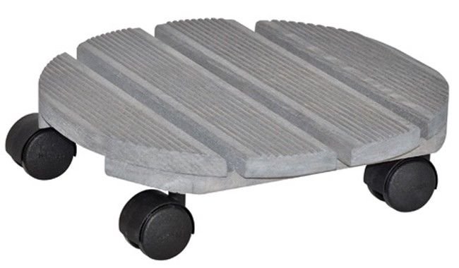 WAGNER SYSTEM Pflanzenroller Creo Buche 29 cm geriffelt anthrazit 