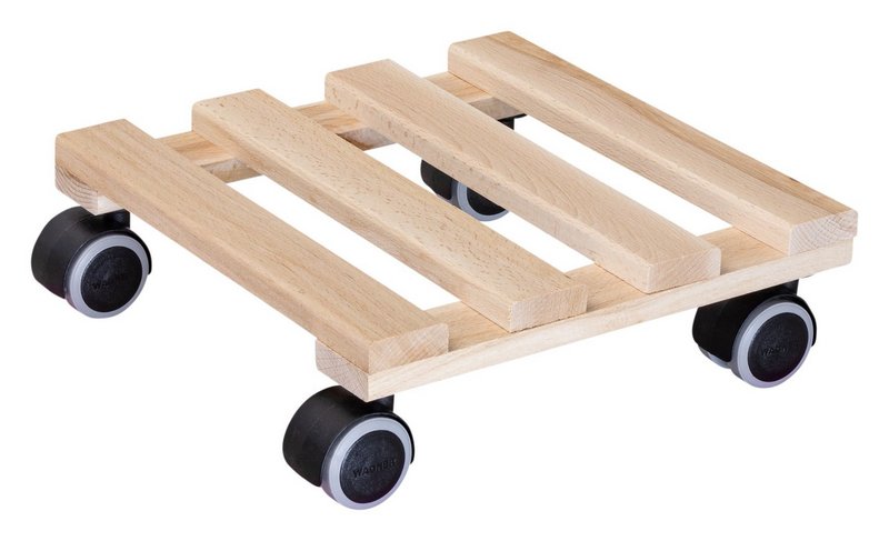 WAGNER SYSTEM Pflanzenroller Buche 25x25 cm nature 