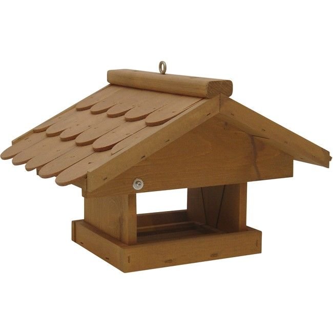 Vogelfutterhaus Emmental klein mit Schindeldach 