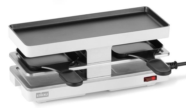 STÖCKLI Raclettegrill Twinboard Basis weiss 