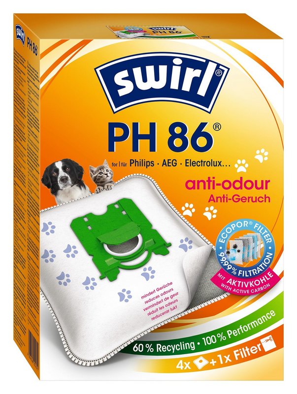 SWIRL Staubsäcke PH86 NeutralizAir 