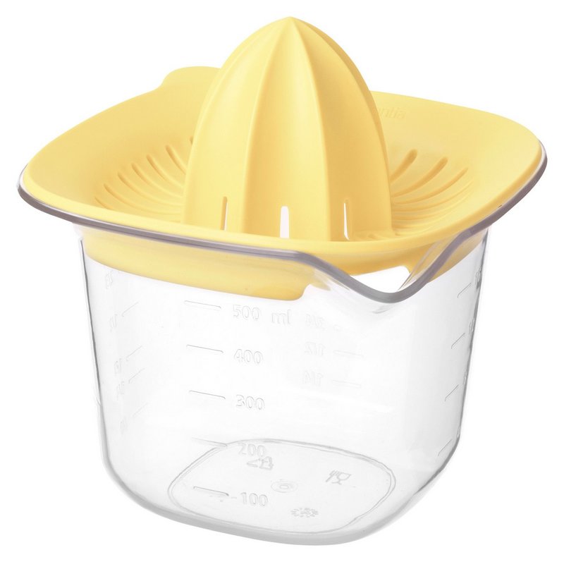 BRABANTIA Zitruspresse mit Messbecher Tasty+ vanilla yellow 