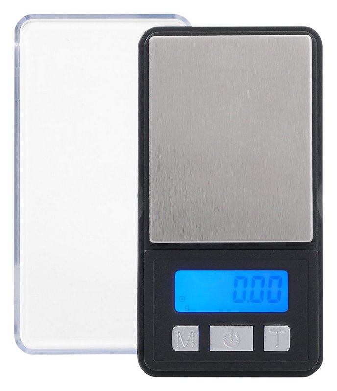 EVA Taschenwaage schwarz Inox digital 200 g 