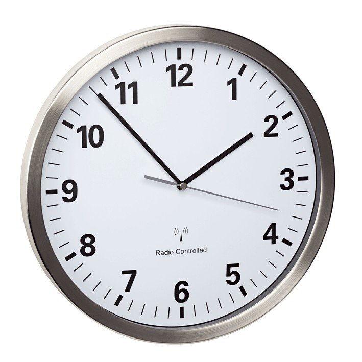 TFA Funk Wanduhr Design 