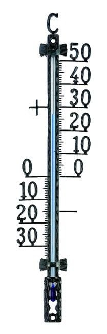 TFA Aussenthermometer Metall schwarz 