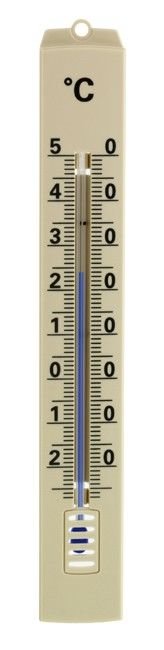 TFA Innen Aussenthermometer Kunststoff braun 