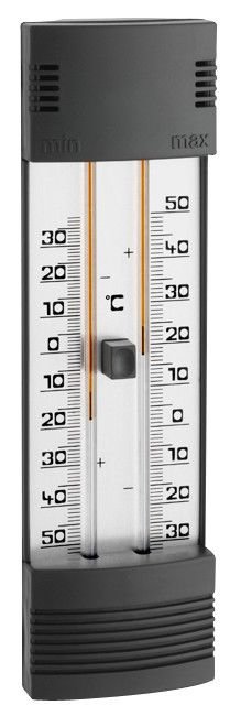 TFA Thermometer Maxima Minima schwarz 20 cm 