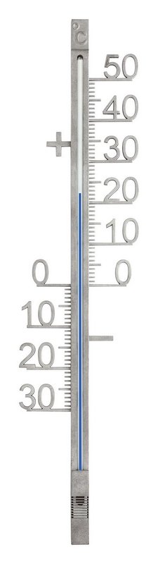 TFA Aussenthermometer Metall silber 