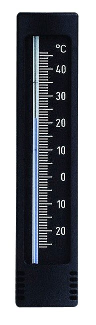 TFA Innen Aussenthermometer Kunststoff schwarz 