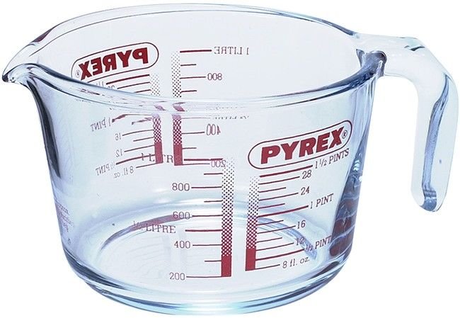 PYREX Messkrug mit Griff Glas 1 l 