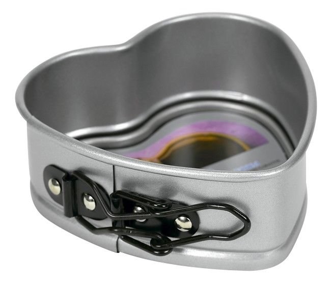 PATISSE Mini Springform Herz Silver Top 