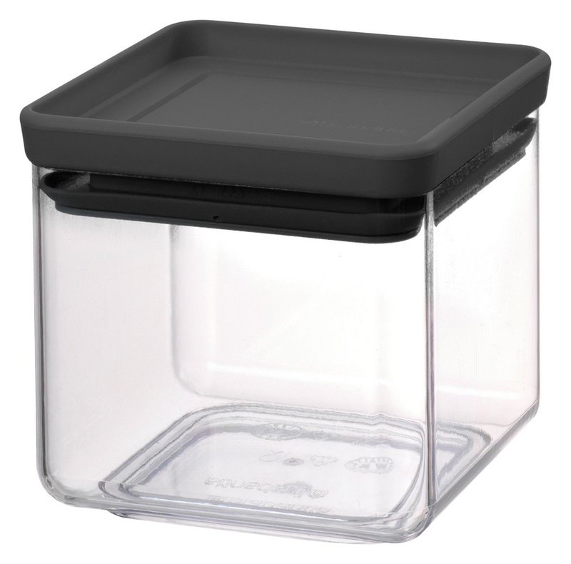 BRABANTIA Vorratsdose Tasty+ dark grey 0.7 l 