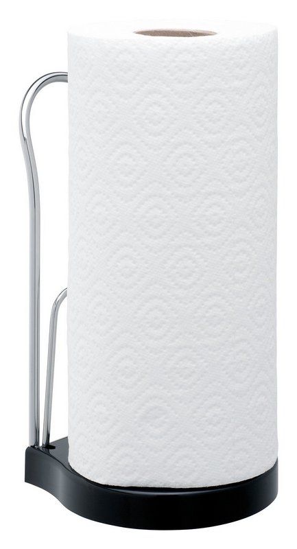 BRABANTIA Rollenhalter black brilliant steel 22.3 cm 