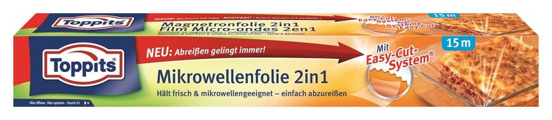 TOPPITS Mikrowellenfolie 2in1 15 m 32.5 cm 