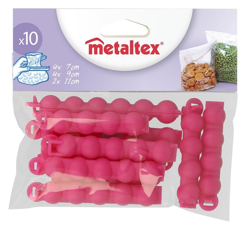 METALTEX Beutel-Clips 10 Stück 