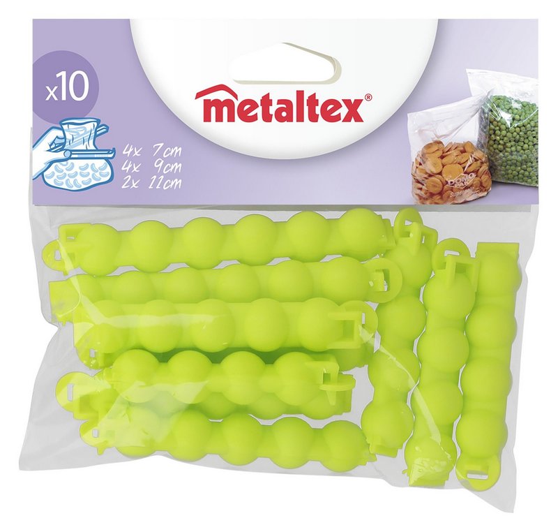 METALTEX Beutel-Clips 10 Stück 