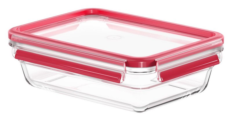 EMSA Dose Glas Clip&Close rechteckig 1.1l 