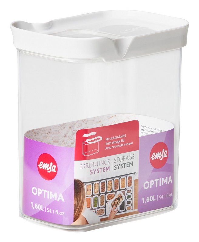EMSA Schüttdose Optima eckig 1.6l 