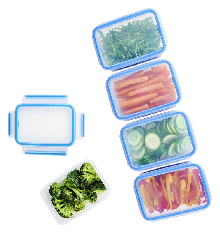 EMSA Dose Clip & Close Mealprep Set 5 Stück 0.8 l 