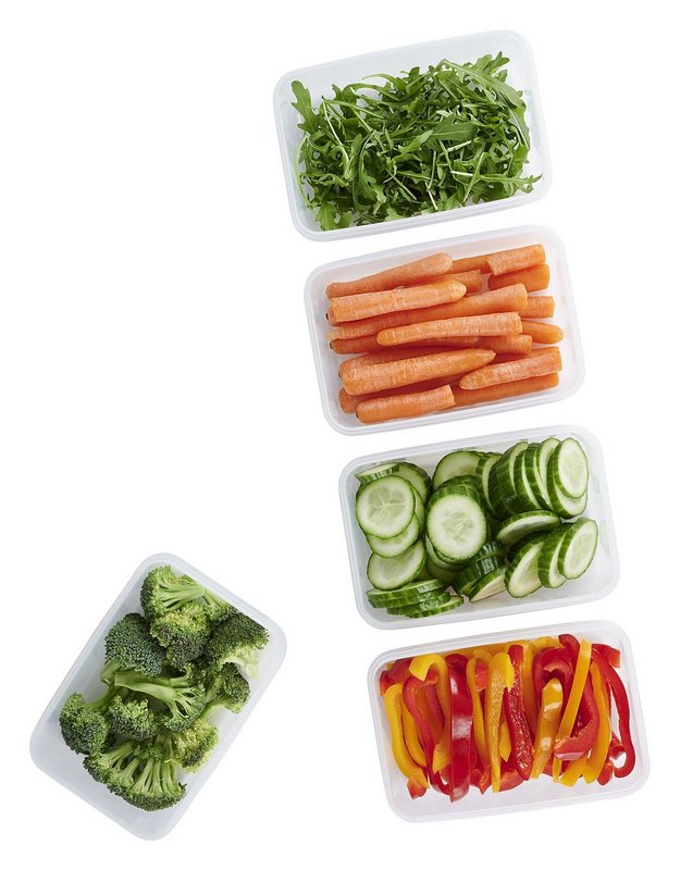 EMSA Dose Clip & Close Mealprep Set 5 Stück 0.8 l 