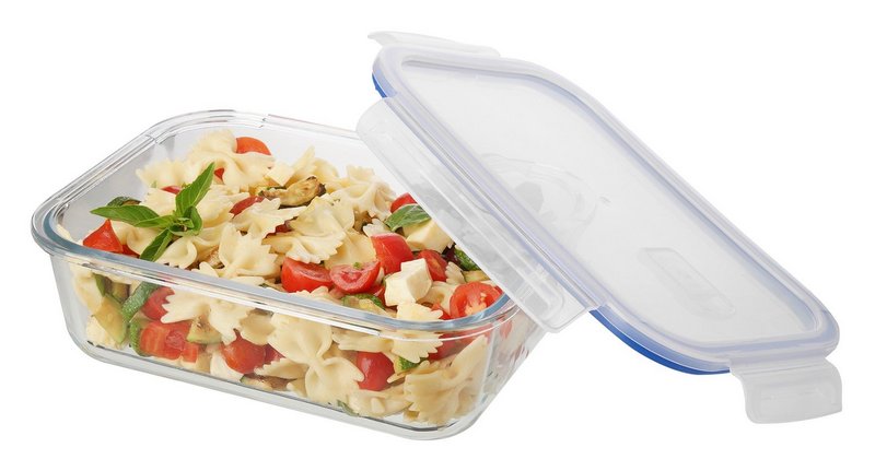 EVA Frischhaltedose Glas Clips 640ml 