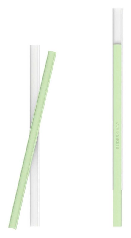 SLIDER STRAW Trinkhalm assortiert 4 Stück 21.5 cm 