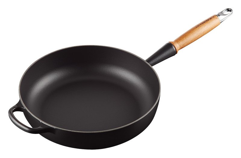 LE CREUSET Sauteuse schwarz 28 cm 