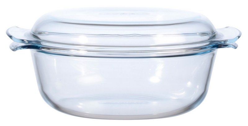 PYREX Kasserolle mit Deckel rund 4.9 l 