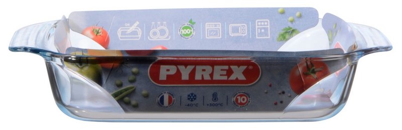 PYREX Bräter ohne Deckel Glas 35x23 cm 