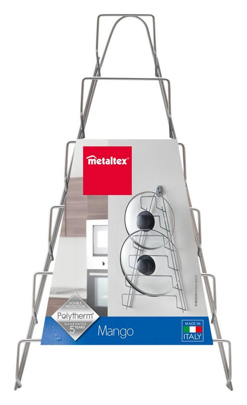 METALTEX Deckelhalter für 6 Deckel Lido Wand 