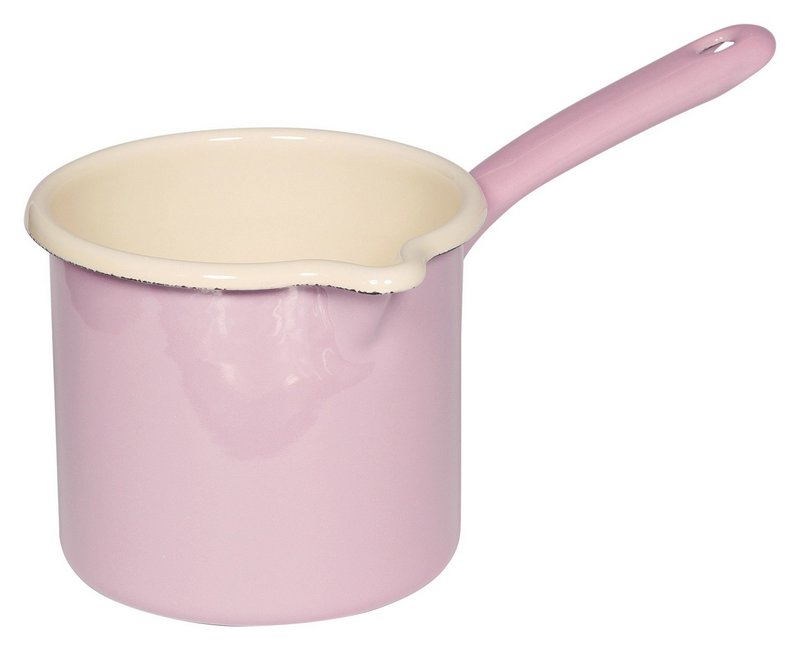 RIESS Schnabeltopf mit Stiel Pastell rosa 1 l 