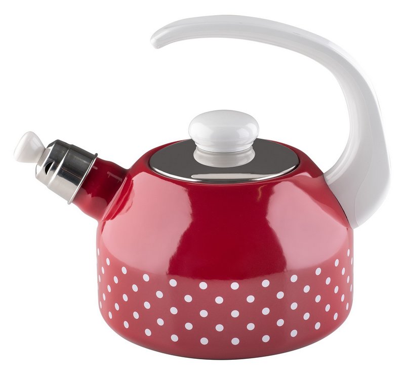RIESS Flötenkessel Country 2 l Pünktchen rot 