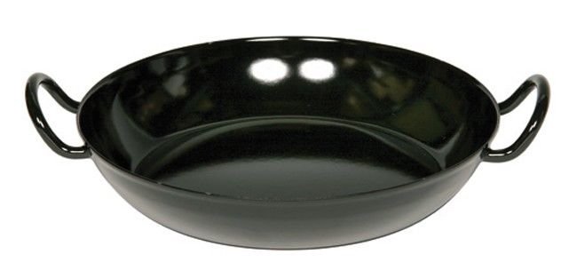 RIESS Schlemmerpfanne 16 cm Email schwarz 