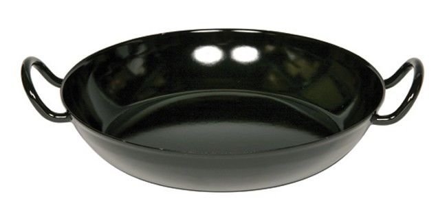 RIESS Schlemmerpfanne 20 cm Email schwarz 